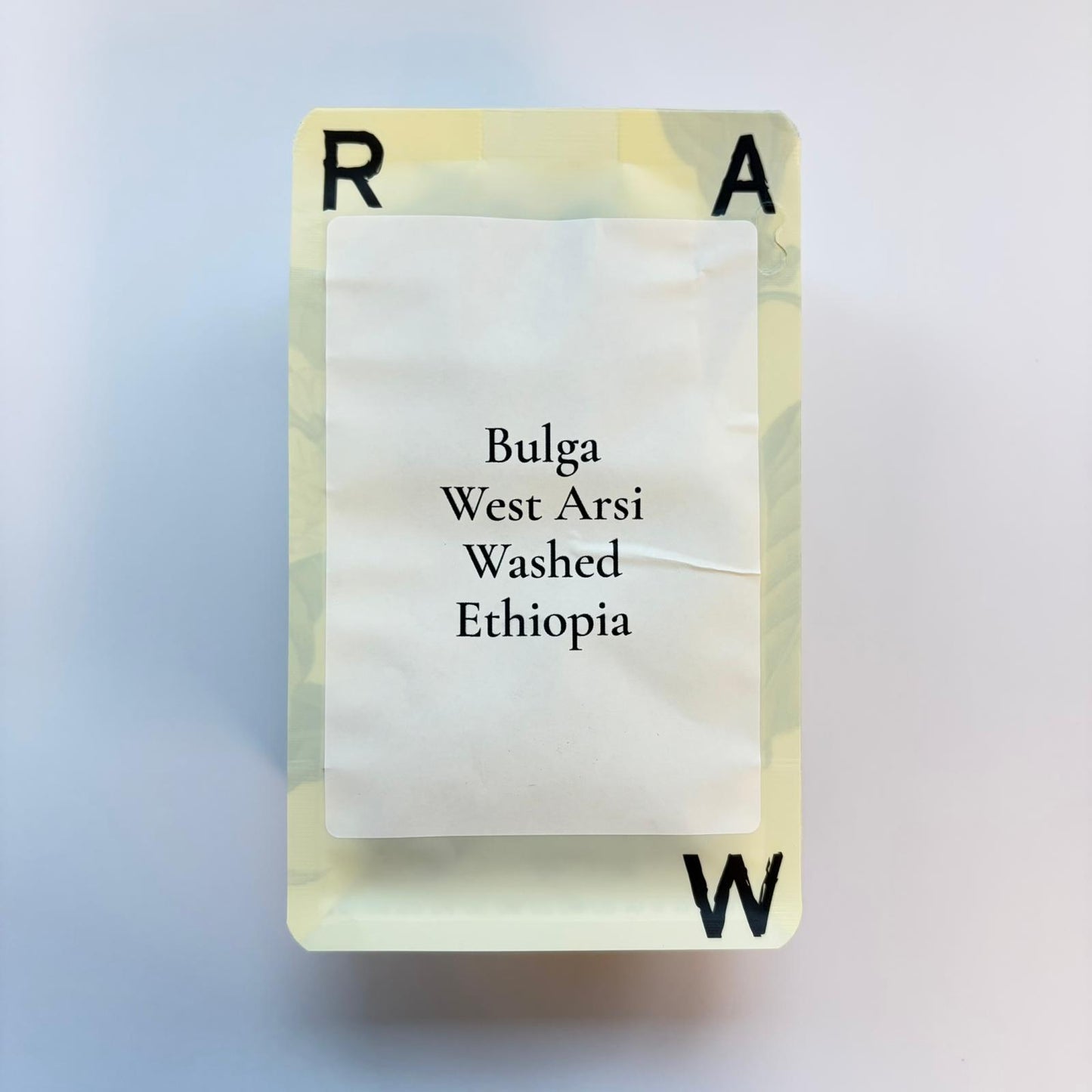 Raw Sugar Roast ETHIOPIA - Bulga West Arsi - Washed