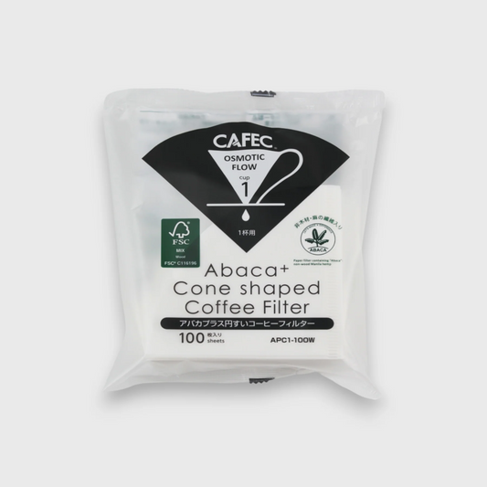 CAFEC Abaca+ Cone shaped Coffee Filter